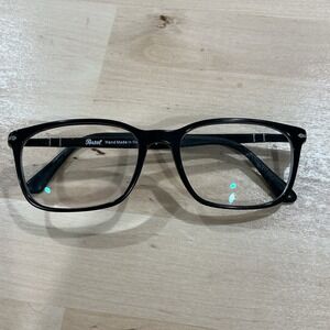 Persol 3189-V 95 Black Eyeglasses Eye Glasses Frames Italy 55-18-145